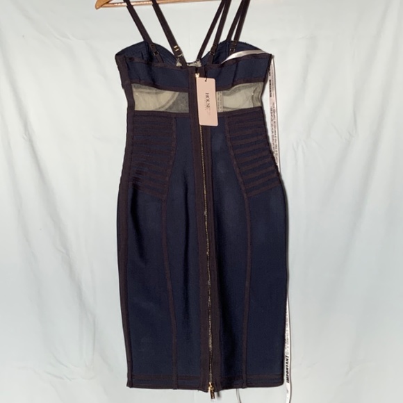 Denim Blue Bodycon Dress - Picture 4 of 6